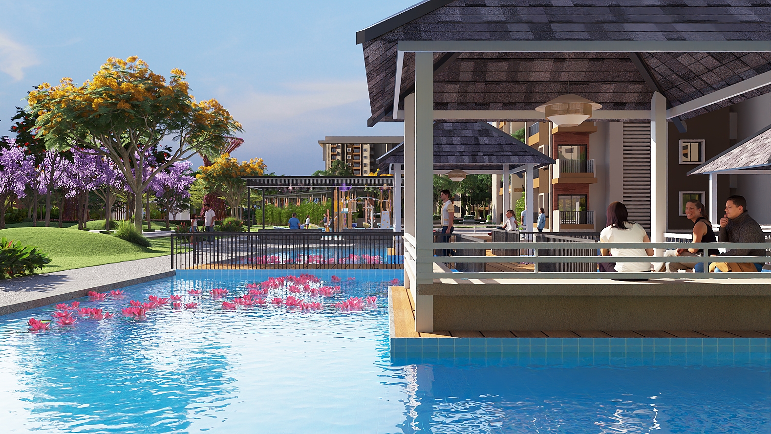 NPS Natures Nest Lotus Pool Clubhouse East Bangalore