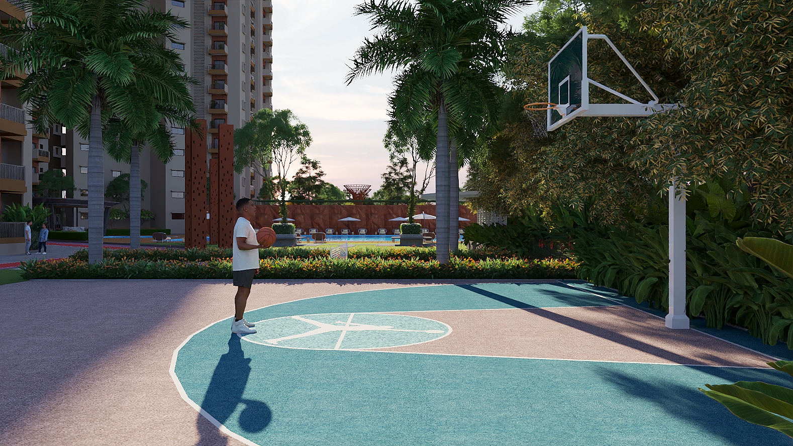 NPS Natures Nest Basketball Court East Bangalore