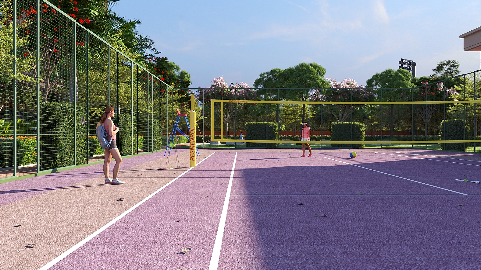 NPS Natures Nest Tennis Court East Bangalore